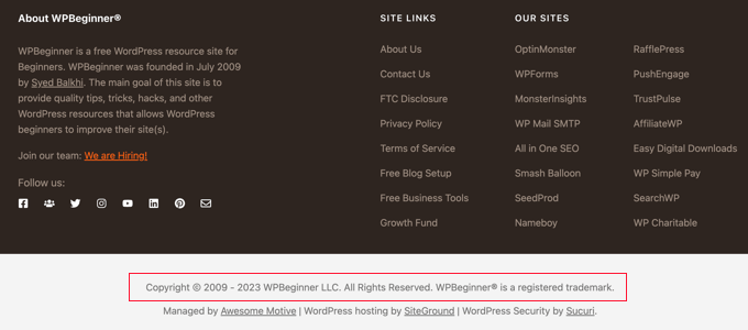 Display a Copyright Notice on Your Website Display a Copyright Notice on Your Website