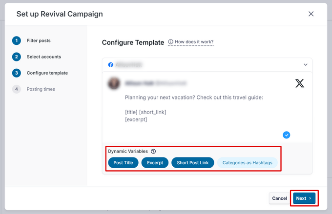 Create post template in ClickSocial Create post template in ClickSocial