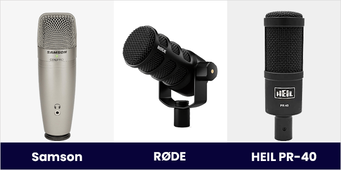 Choosing a microphone to record podcasts Choosing a microphone to record podcasts