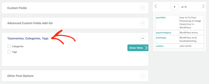 Importing categories and tags in WordPress Importing categories and tags in WordPress