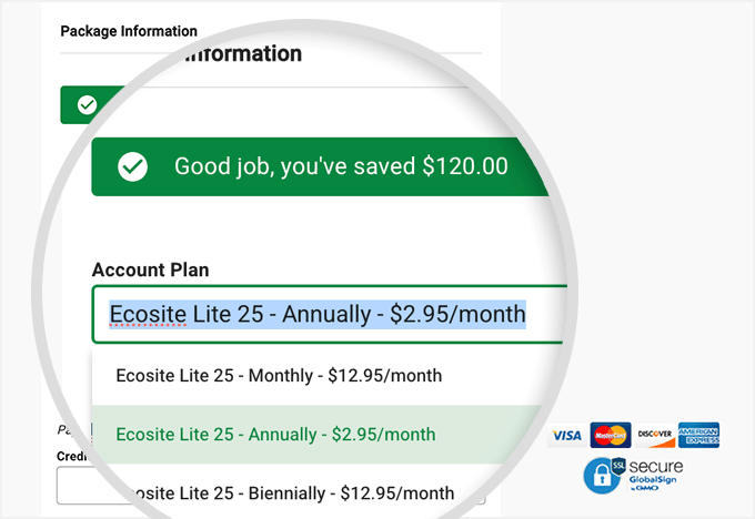Choose the yearly plan for the best GreenGeeks discount Choose the yearly plan for the best GreenGeeks discount