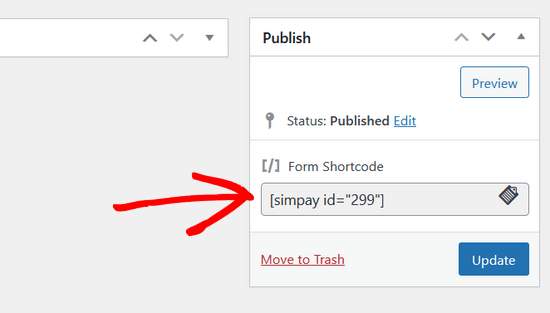 wp-simple-pay-form-shortcode WP Simple Pay donation form shortcode
