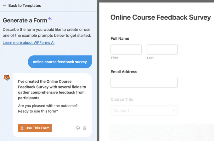 WPForms AI Forms WPForms AI Forms