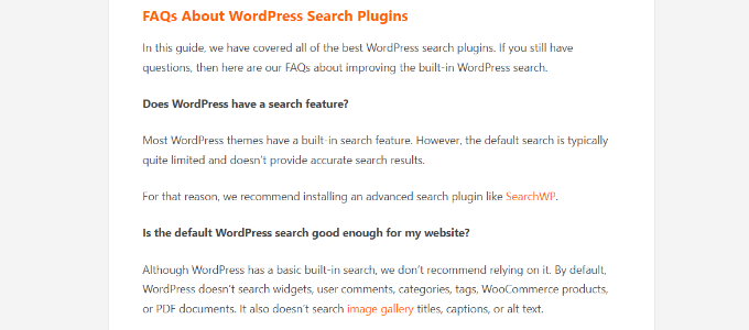 Include a FAQ section Include a FAQ section
