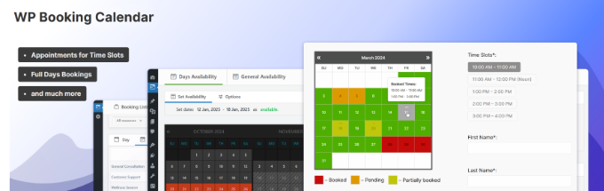 Booking Calendar WP booking calendar
