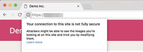 Not secure Not secure
