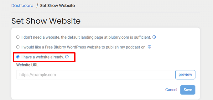 Enter podcast website Enter podcast website