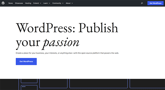 WordPress website WordPress website