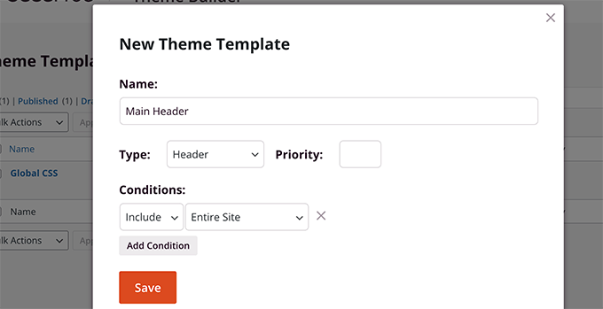 Create a theme template Create a theme template