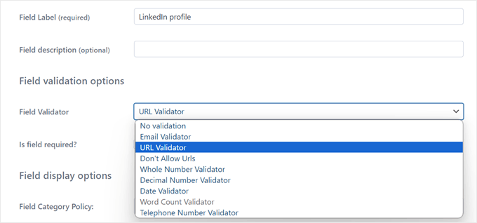 13 Ways to Increase WooCommerce Sales (Actionable Tips) Changing the field validator in Business Category plugin