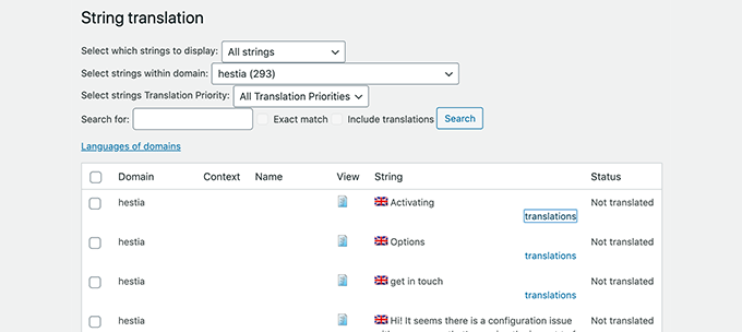 WPML string translations WPML string translation