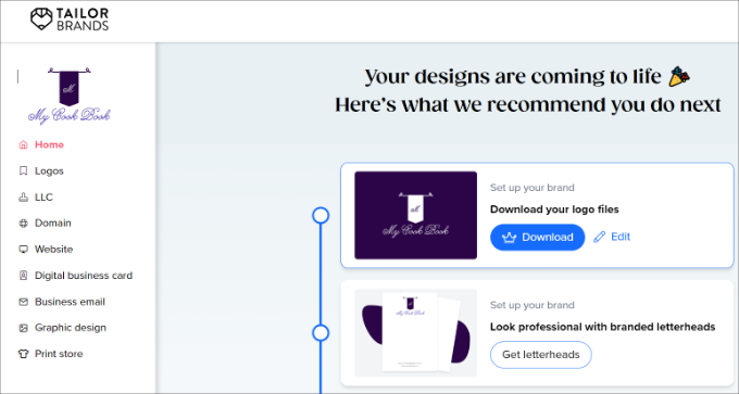 Entering the Database Parameters of the Drupal Website to Be Imported Download your tailor brands logo