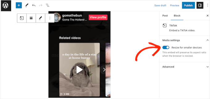 Resizing a TikTok video on mobile devices including smartphones and tablets Resizing a TikTok video on mobile devices including smartphones and tablets