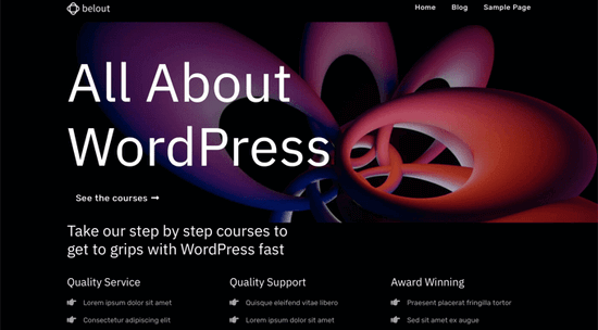 Custom homepage created with SeedProd Custom homepage created with SeedProd