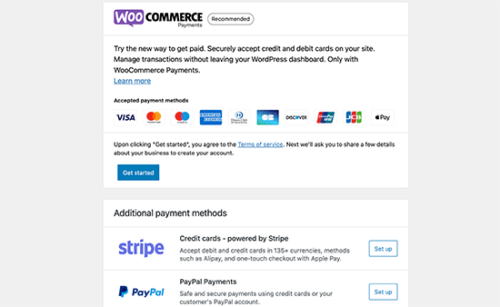 WooCommerce payment options WooCommerce payment options