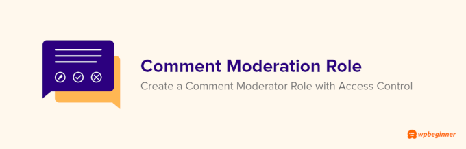 Comment Moderation Role Comment Moderation Role