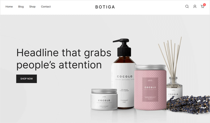Botiga WooCommerce theme