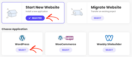 Creating a new website with SiteGround Creating a new website with SiteGround