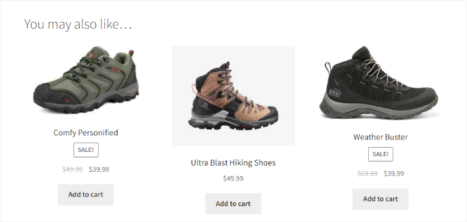 View upsell products View upsell products