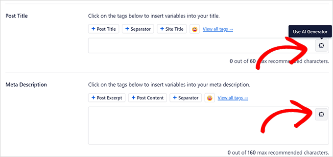 Use AI to generate SEO titles and descriptions Use AI to generate SEO titles and descriptions