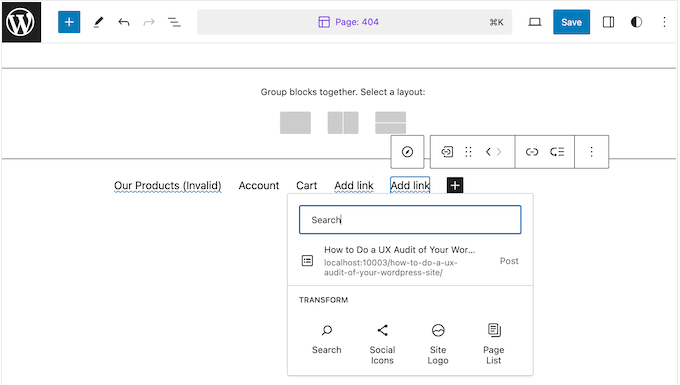 Adding a search bar to a WordPress navigation menu Adding a search bar to a WordPress navigation menu