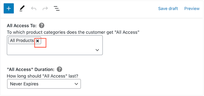Limiting a free trial to specific product categories Limiting a free trial to specific product categories