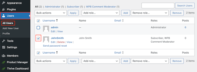 How to change the user role in WordPress How to change the user role in WordPress