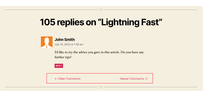 Paginate comments Paginate comments