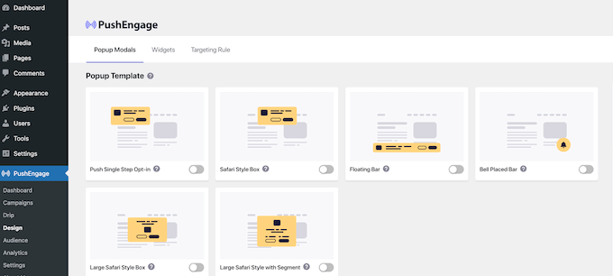The PushEngage WordPress plugin The PushEngage WordPress plugin