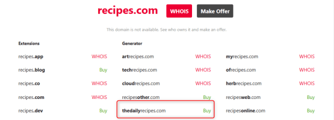 domain name generator domain name generator