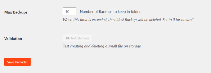 Limiting your backup packages on a WordPress blog or website Limiting your backup packages on a WordPress blog or website