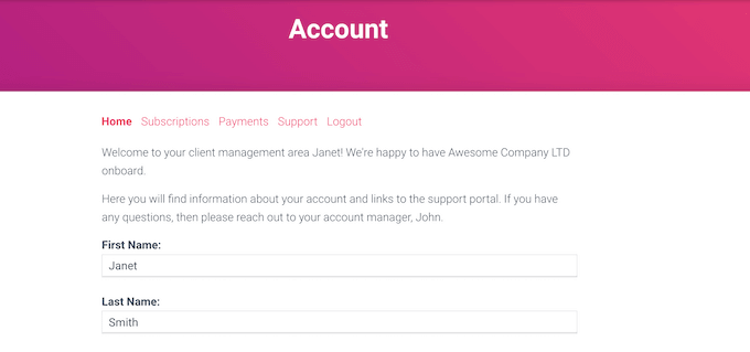 Showing custom welcome messages to members Showing custom welcome messages to members