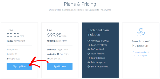 Select a pricing plan for loader Select a pricing plan for Loader