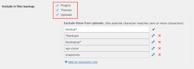 Excluding files from your WordPress backups Excluding files from your WordPress backups