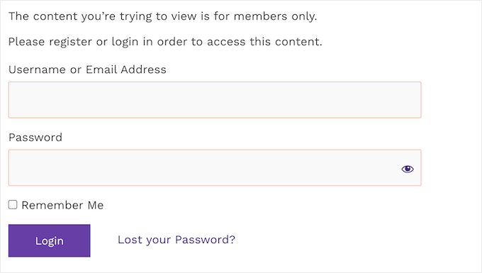 An example of gated content, created using WishList Member An example of gated content, created using WishList Member