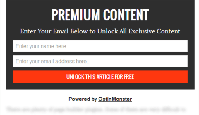 Content locking OptinMonster Using OptinMonster to Offer Content Upgrades