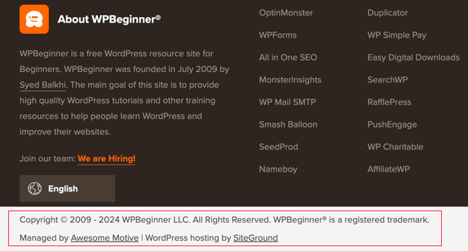 wp-wpforms-addon-formlocker Display a Copyright Notice on Your Website