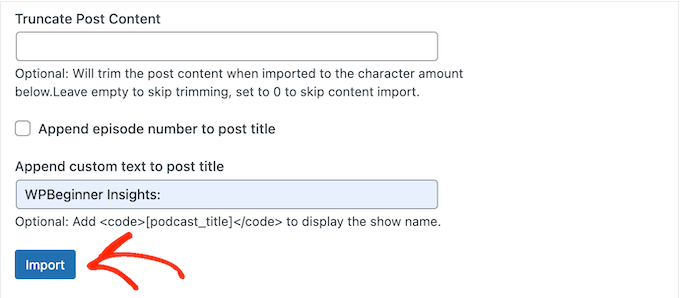 Automatically importing podcast episodes into WordPress Automatically importing podcast episodes into WordPress